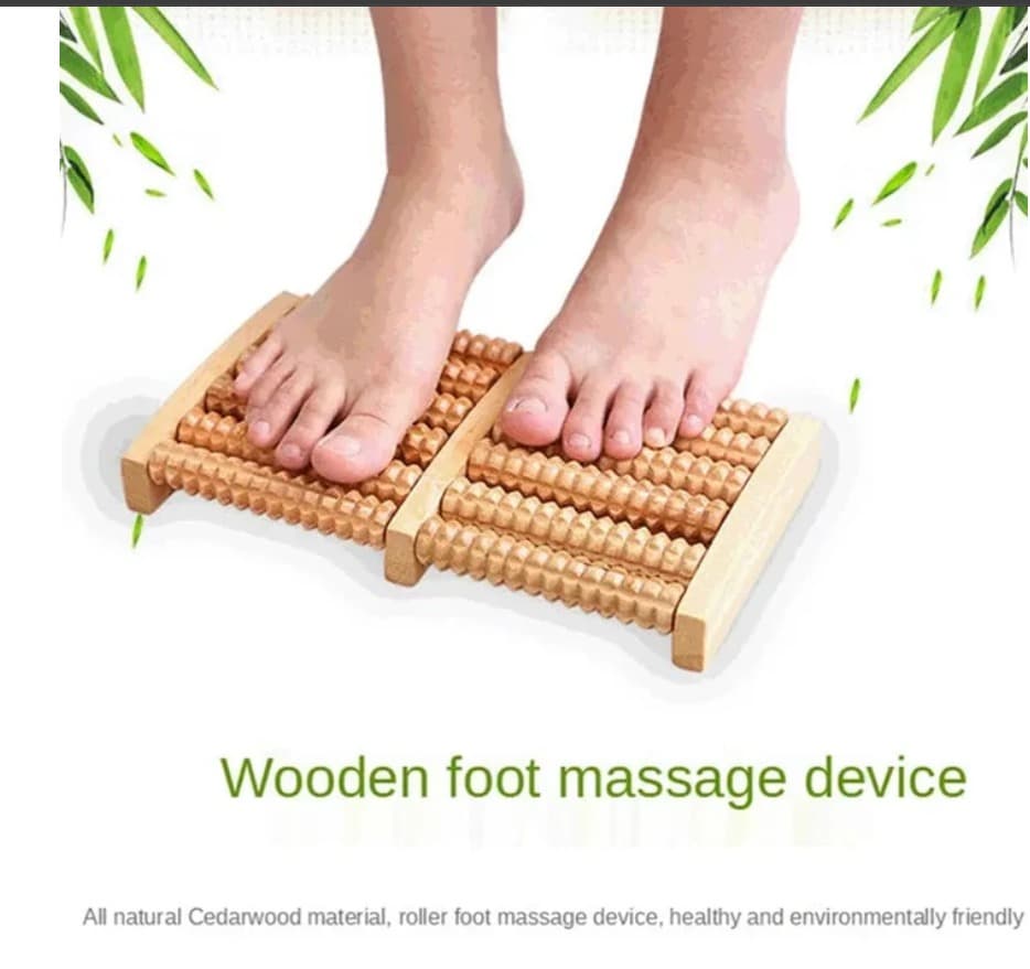 Genz Hub - Wooden Feet Massager