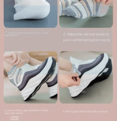 Invisible Height Lift Socks